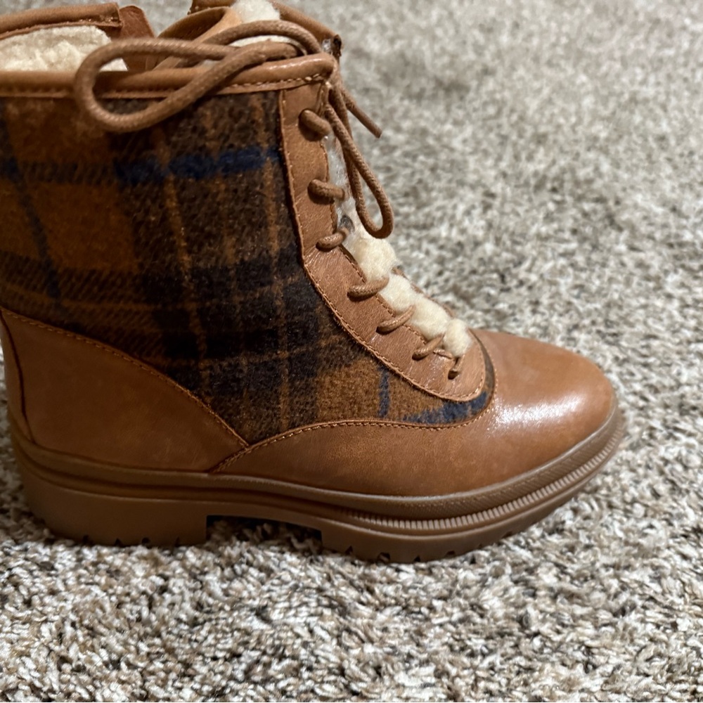 Lucky Brand Brown Lace Up Boots